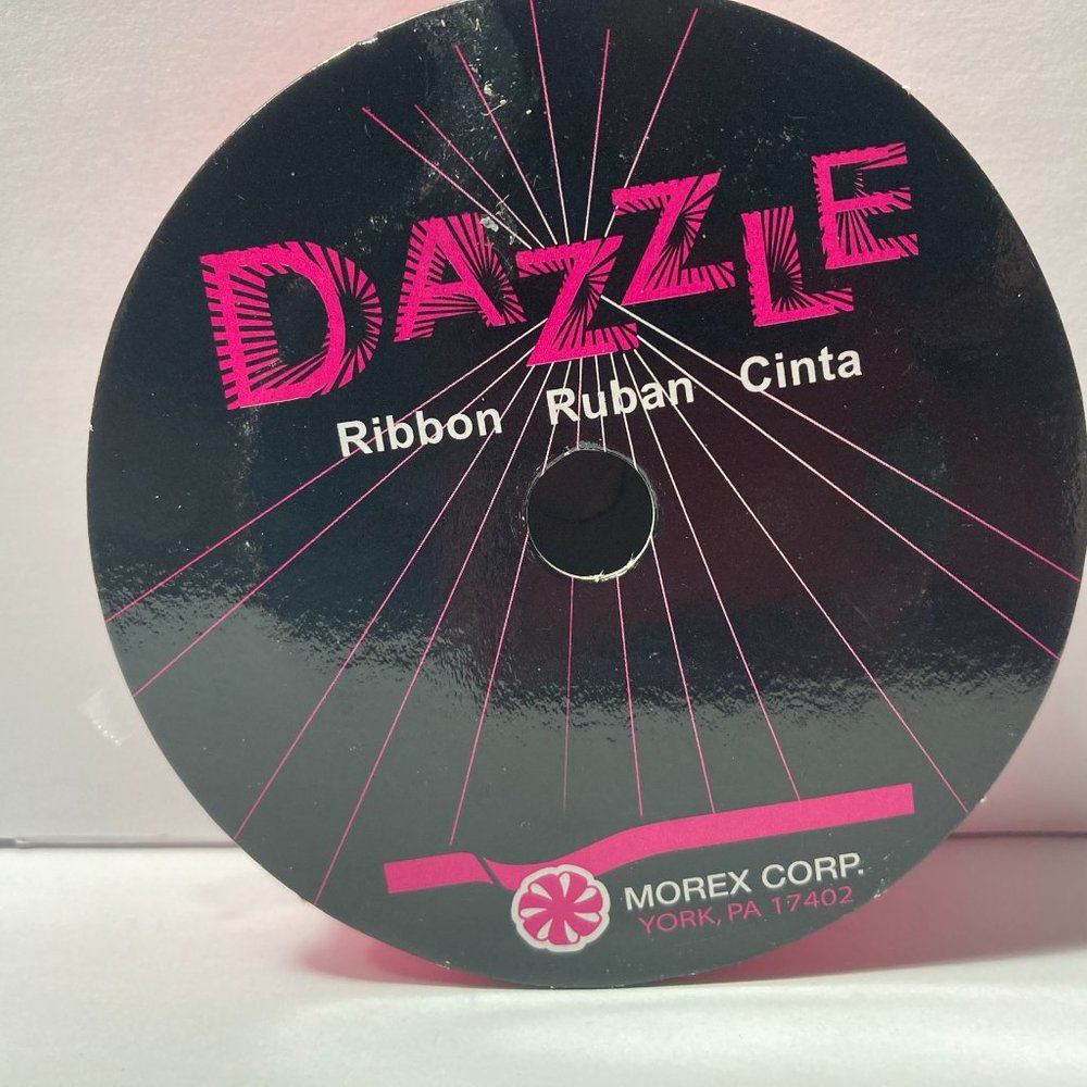 10 Rolls Pink Ribbed Glitter Ribbon 7/8" - Picture 13 of 15
